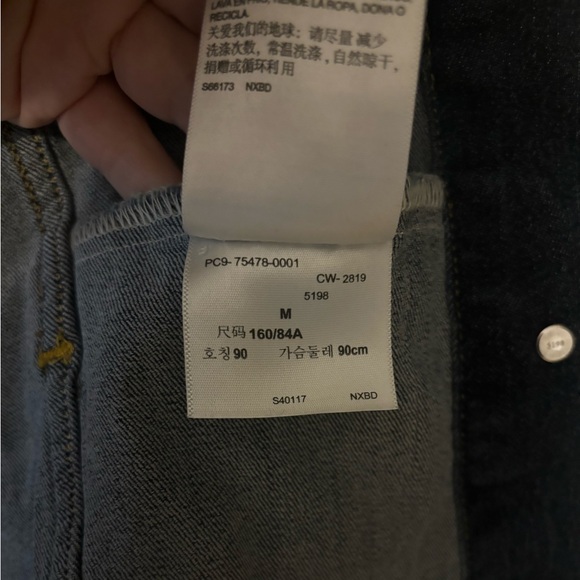 Signature by Levi Strauss Blue Denim original truckers jacket size medium - Picture 4 of 6